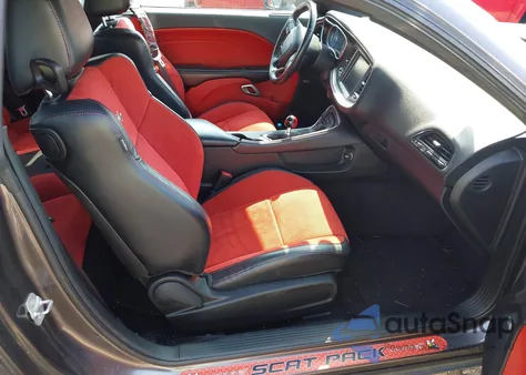 2015 Dodge Challenger R/T Scat Pack z USA, uszkodzony, nr VIN 2C3CDZFJXFH718427